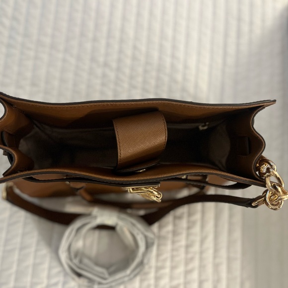 Michael Kors Hamilton Leather Satchel - Picture 4 of 8